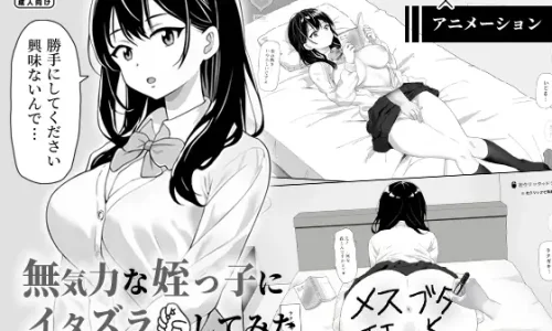 無気力な姪っ子にイタズラしてみた